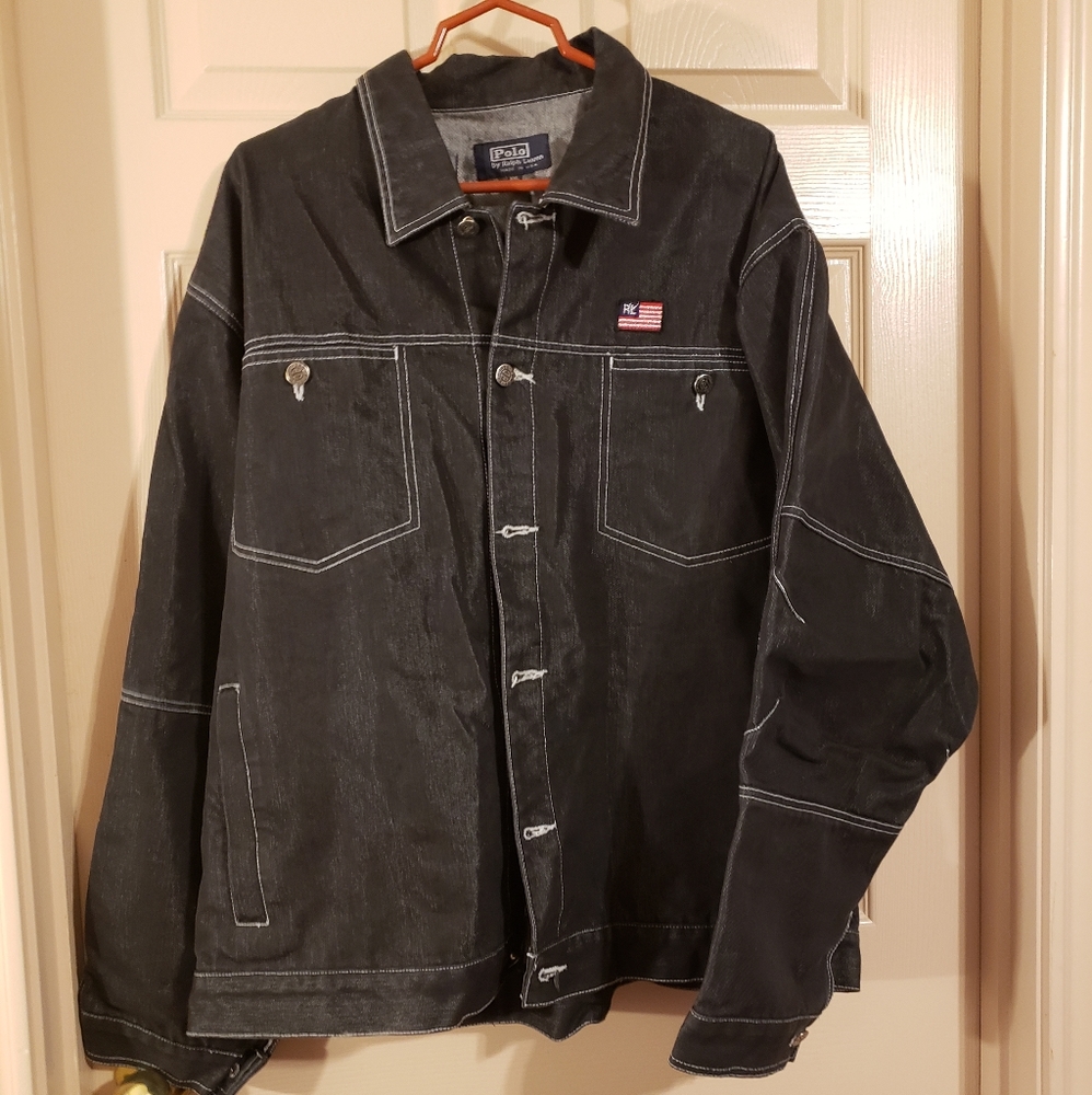 Ralph Lauren Black Denim Jacket